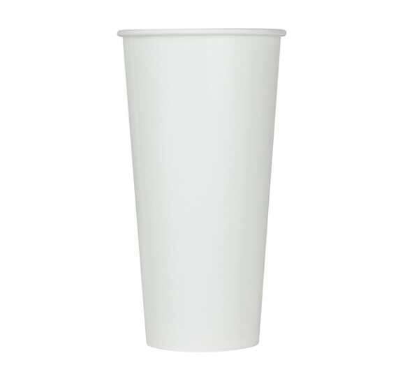 22 OZ PAPER COLD CUP (WHITE) 20/50/1000