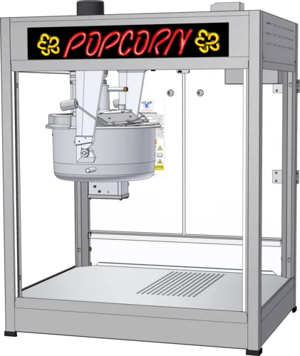 Gold Medal Products Gold Medal Products 2671-00-801 Spartan 52 oz. Popcorn Popper with Base
