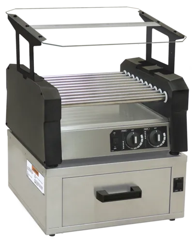 Gold Medal Products Gold Medal Products 8550-00-000 19.70'' Countertop Hot Dog Roller Grill with Controls,