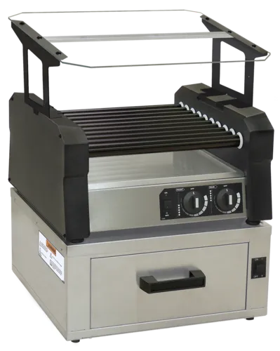 Gold Medal Products Gold Medal Products 8550-00-001 19.70'' Countertop Hot Dog Roller Grill with Controls,