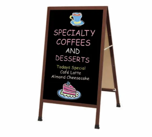 Aarco Aarco 1-WA-1B Sidewalk Chalkboard