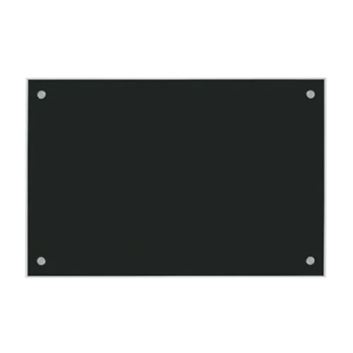 Aarco Aarco 6BKGB2436NT Glass Markerboard