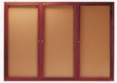 Aarco Aarco CBC4872-3R Red Oak Bulletin Board