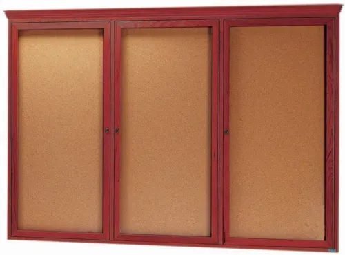 Aarco Aarco CBC4872R Red Oak Bulletin Board
