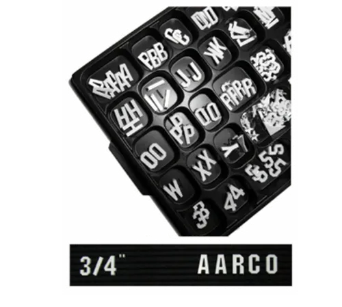 Aarco Aarco GF.75 Letter Set