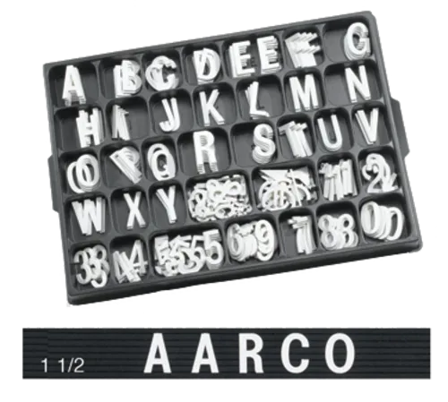 Aarco Aarco HFD1.5 Letter Set
