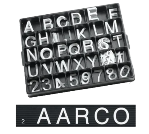 Aarco Aarco HFD2.0 Letter Set