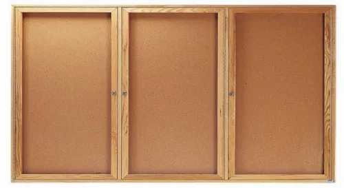 Aarco Aarco OBC4896-3R Red Oak Bulletin Board