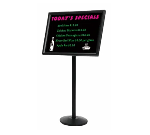 Aarco Aarco P-7BK Broadcaster Display Stand