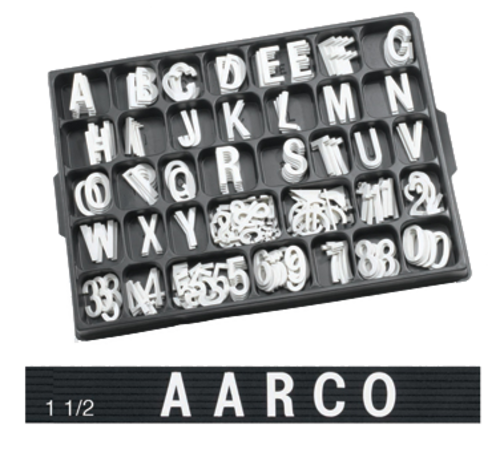 AARCO Products HF1.5 Letter Set