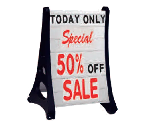 Aarco Aarco RAF-2 Roll A-Frame™ Sidewalk Sign