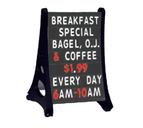 Aarco Aarco RAF-3 Roll A-Frame™ Sidewalk Sign