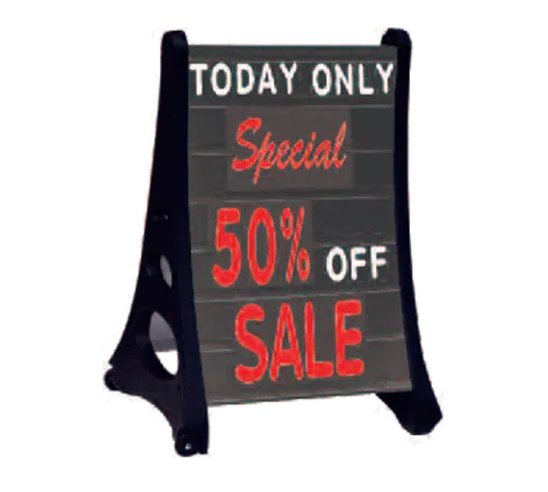 Aarco Aarco RAF-4 Roll A-Frame™ Sidewalk Sign