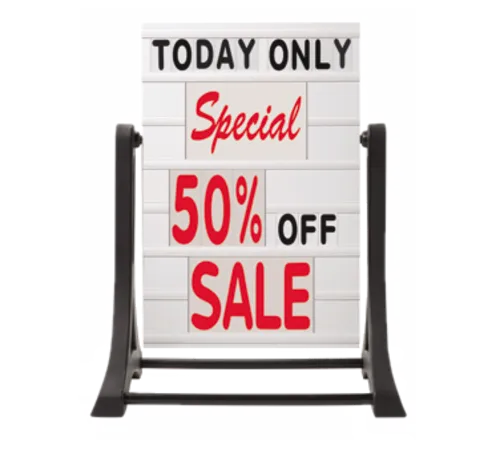 Aarco Aarco ROC-4 The Rocker™ Sidewalk Sign 24"W x 36"H (board