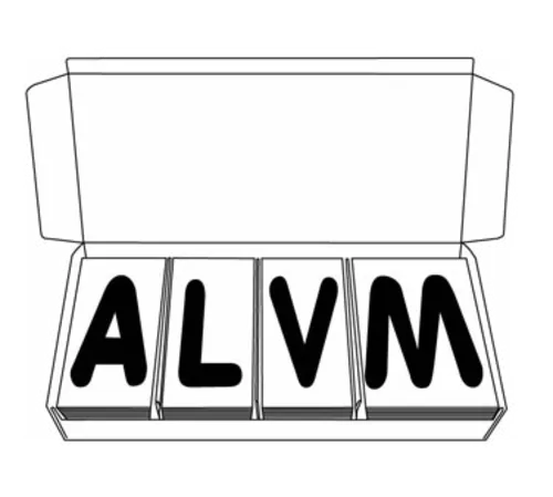 Aarco Aarco ROCLTR-1 The Rocker™ Letter Set