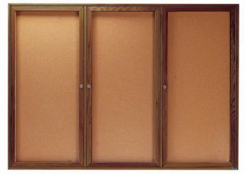 Aarco Aarco WBC4872-3R Red Oak Bulletin Board