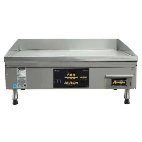 AccuTemp EGF2083A3650-T1 Accu-Steam™ 36.25'' Countertop Electric Griddle with Digital Controls, 208 Volts