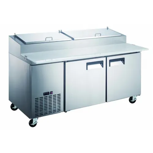 Admiral Craft Admiral Craft GRPZ-2D 71'' 2 Door Counter Height Refrigerated Pizza Prep Table