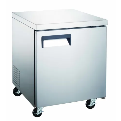 Admiral Craft Admiral Craft GRUCRF-27 27'' 1 Section Undercounter Refrigerator with 1 Right Hinged Solid Door and Side / Rear Breathing Compressor