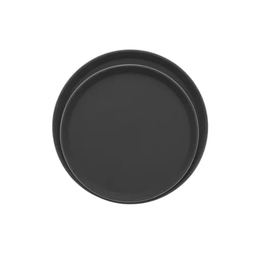 Admiral Craft Admiral Craft NST-14BK/ROUND Serving Tray