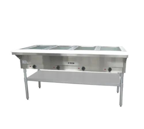 Admiral Craft Admiral Craft ST-240/4 (4) Deep Open Wells Electric Hot Food Serving Counter with Infinite Controls, 208-240 Volts