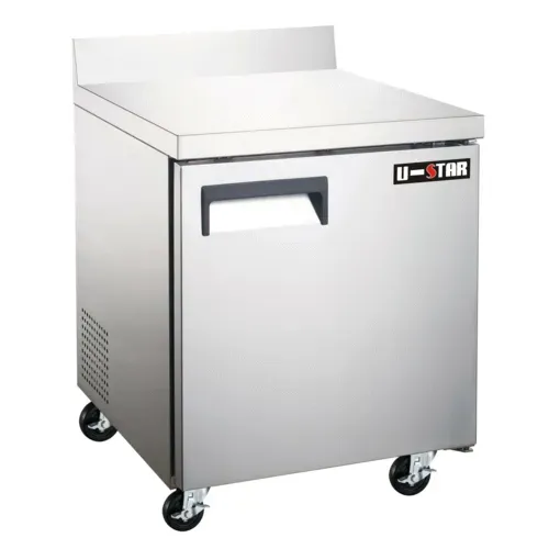 Admiral Craft Admiral Craft USWF-1D 27'' 1 Door Counter Height Worktop Freezer with Side / Rear Breathing Compressor - 6.3 cu. ft.