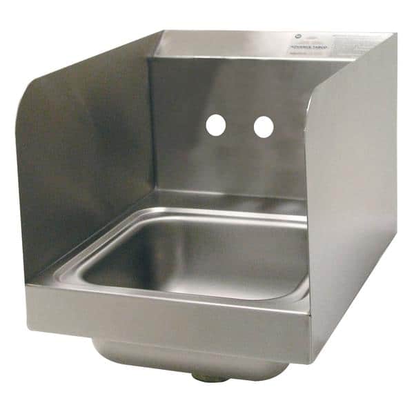 Advance Tabco 7-PS-23-ECSPNF-1X Special Value Hand Sink with 7-3/4" side splashes Advance Tabco 7-PS-23-ECSPNF-1X Special Value Hand Sink with 7-3/4" side splashes