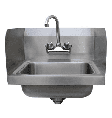 Advance Tabco 7-PS-EC-SP-2X Special Value Hand Sink with 7-3/4" side splashes Advance Tabco 7-PS-EC-SP-2X Special Value Hand Sink with 7-3/4" side splashes