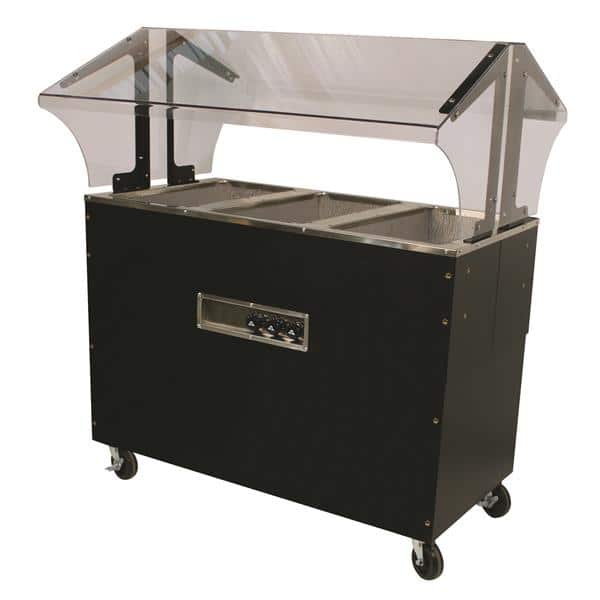 Advance Tabco B3-120-B-SB Portable Hot Food Buffet Table Advance Tabco B3-120-B-SB Portable Hot Food Buffet Table