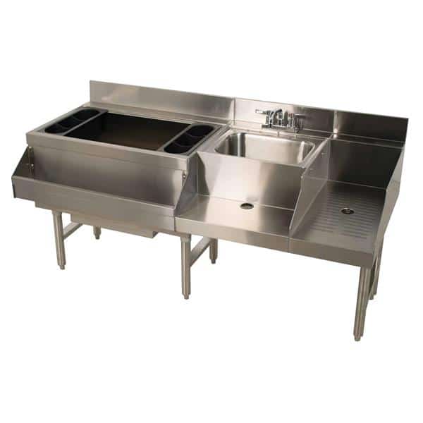 Advance Tabco CRU-60L Underbar Basics" Uni-Serv Speed Bar Advance Tabco CRU-60L Underbar Basics" Uni-Serv Speed Bar