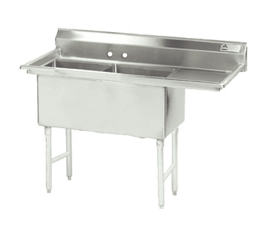 Advance Tabco FC-2-1824-24R-X Fabricated NSF Sink Advance Tabco FC-2-1824-24R-X Fabricated NSF Sink