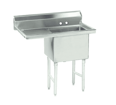 Advance Tabco FS-1-1824-24L Fabricated NSF Sink Advance Tabco FS-1-1824-24L Fabricated NSF Sink