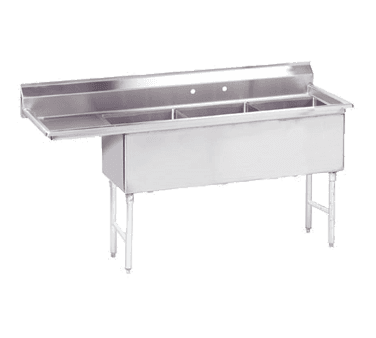Advance Tabco FS-3-1620-18L Fabricated Sink Advance Tabco FS-3-1620-18L Fabricated Sink