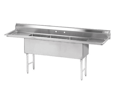 Advance Tabco FS-3-1818-18RL Fabricated NSF Sink Advance Tabco FS-3-1818-18RL Fabricated NSF Sink