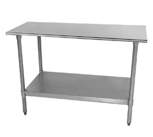 Advance Tabco TTS-183-X Work Table, 18 Gauge Stainless Steel Top with Stainless Steel Undershelf and without Backsplash - 36"W x 18"D