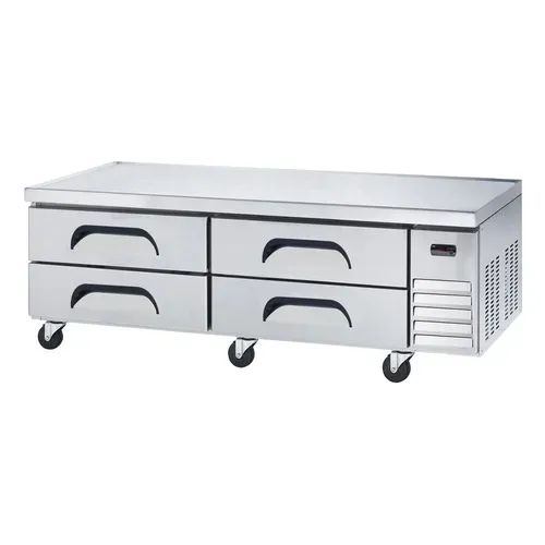 Akita Refrigeration ACB-72 74.09" Drawer Refrigerated Chef Base with Top -