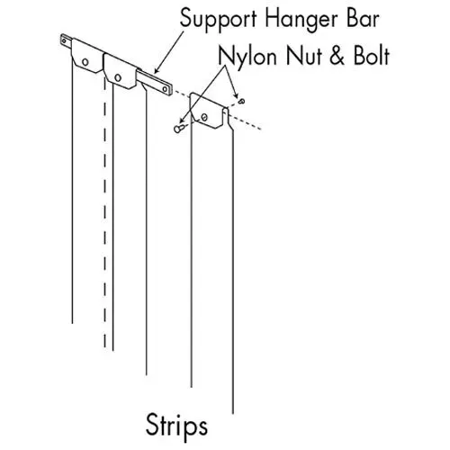AllPoints Foodservice Parts & Supplies AllPoints 1241224 Strip Curtains