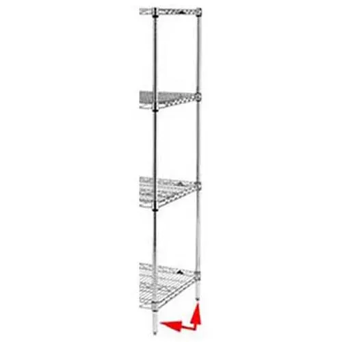 AllPoints Foodservice Parts & Supplies 1261382 Metro® Post with Feet