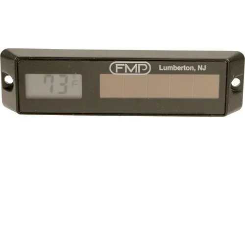 AllPoints Foodservice Parts & Supplies AllPoints 1381085 Refrigerator/Freezer Solar Powered Thermometer