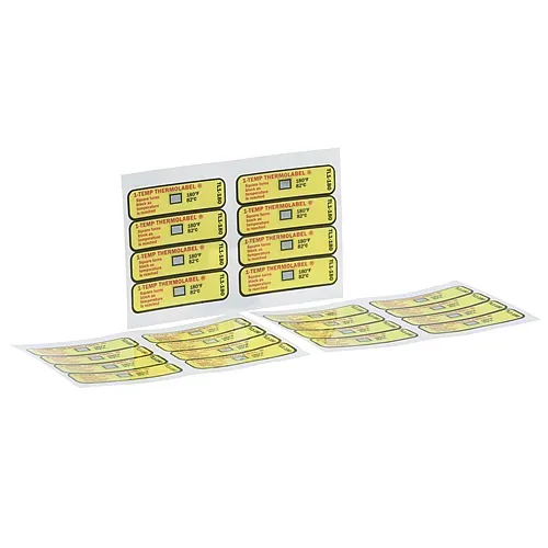 AllPoints Foodservice Parts & Supplies AllPoints 1381231 Dishwasher Temperature Label