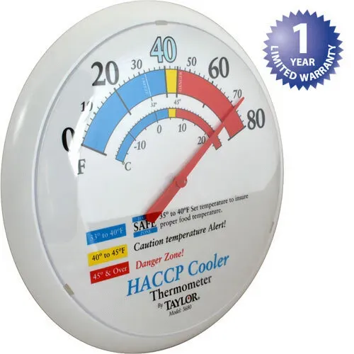 AllPoints Foodservice Parts & Supplies 1381313 Taylor® Refrigerator/Freezer Thermometer