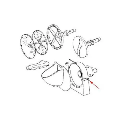 AllPoints Foodservice Parts & Supplies AllPoints 165549 Latch Bolt