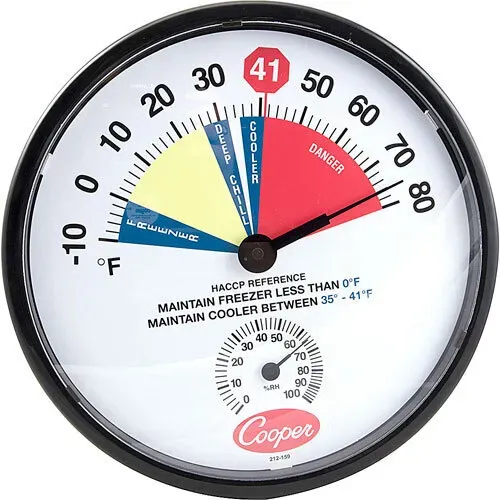 AllPoints Foodservice Parts & Supplies 181126 Cooler/Freezer Thermometer