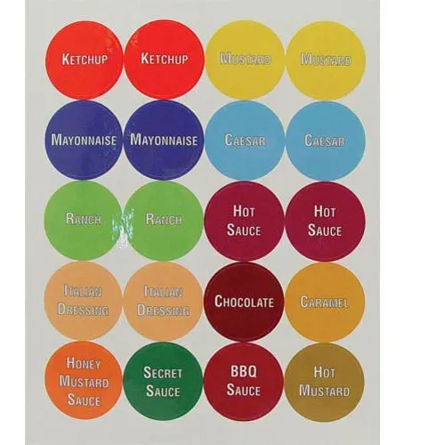 AllPoints Foodservice Parts & Supplies AllPoints 185653 FIFO Cap Labels