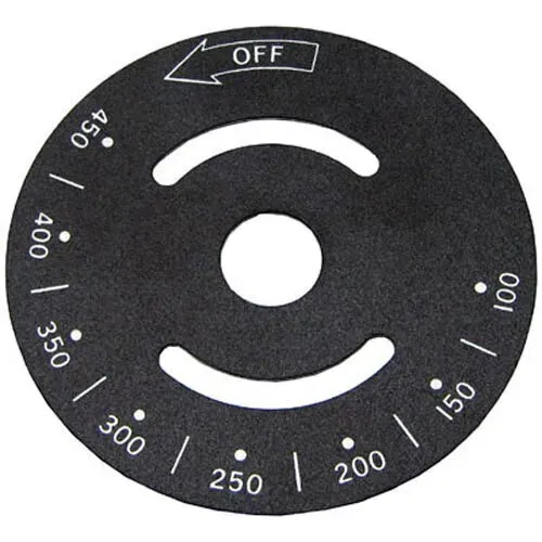 AllPoints Foodservice Parts & Supplies AllPoints 221447 Temperature Dial Plate
