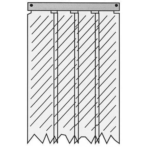 AllPoints Foodservice Parts & Supplies AllPoints 321237 Easimount® Strip Curtains