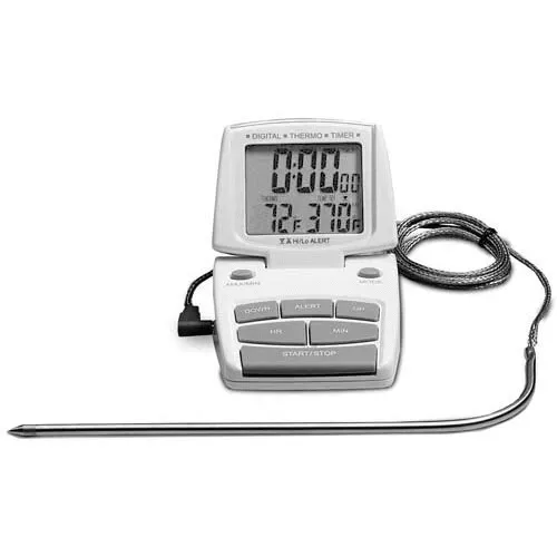 AllPoints Foodservice Parts & Supplies AllPoints 621093 Thermometer/Timer with Probe & Alarm