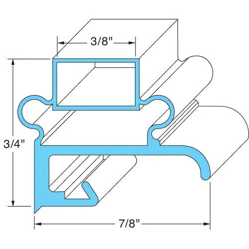 AllPoints Foodservice Parts & Supplies AllPoints 741158 Door Gasket