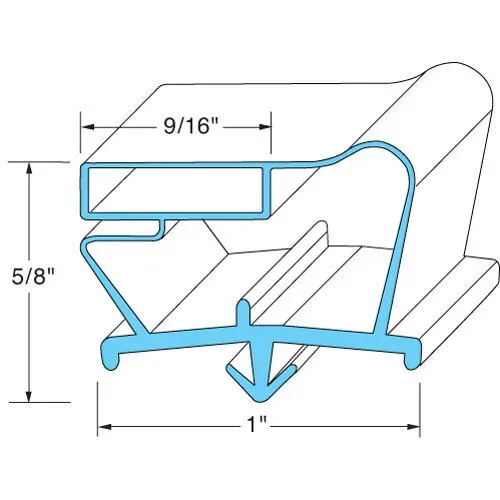 AllPoints Foodservice Parts & Supplies AllPoints 741246 Drawer Gasket