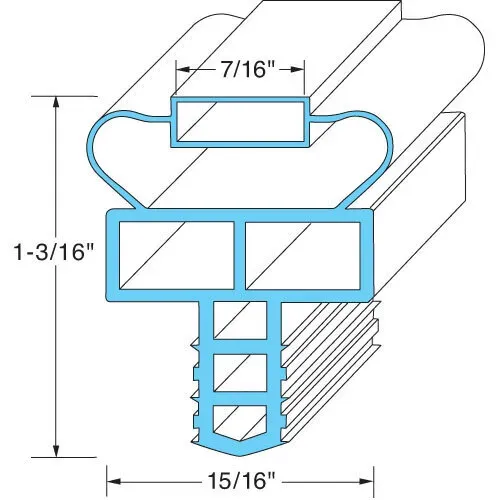 AllPoints Foodservice Parts & Supplies AllPoints 741284 Drawer Gasket